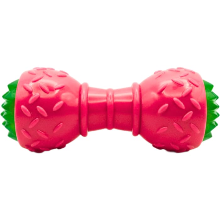 Glow-in-the-Dark Dumbbell Dog Toy, Durable Interactive Chew Toy for Medium & Large Dogs view 3