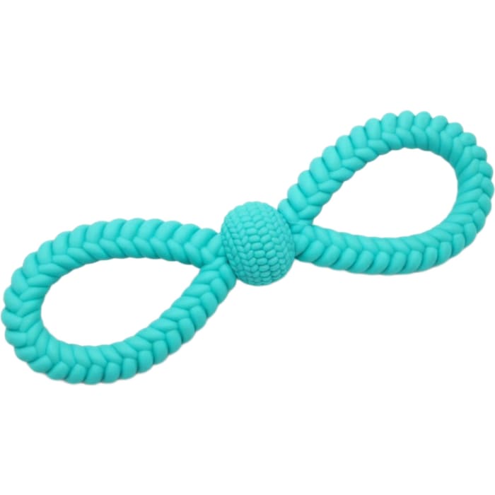 Infinity Loop Dog Chew Toy, Dental Cleaning Interactive Toy for Small, Medium & Large Dogs view 3