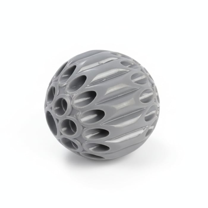 Treat Dispensing Dog Ball, Interactive Toy & Treat Feeder for Medium & Large Dog view 3