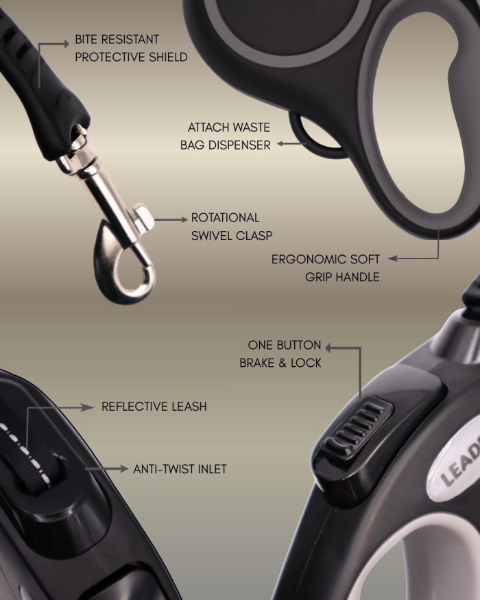 Leader Retractable Dog Leash view 9