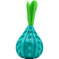 Onion Treat Dispensing Dog Toy, Interactive Chew & Treat Feeder for Small, Medium & Large Dogs