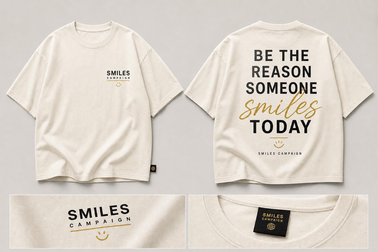 Smiles Campaign Branded Teeshirt