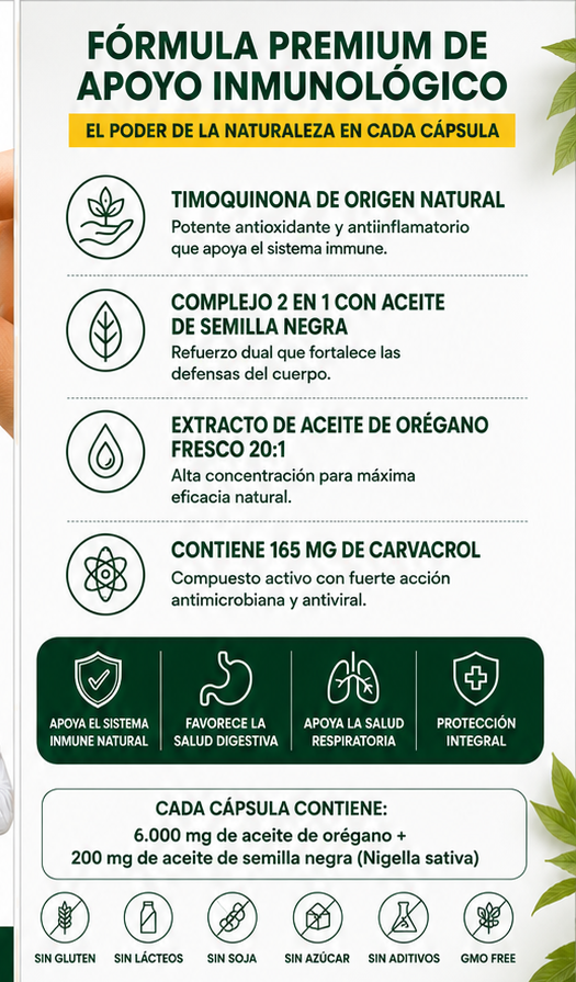 Polvo de Or&eacute;gano + Semilla Negra - Problemas intestinales