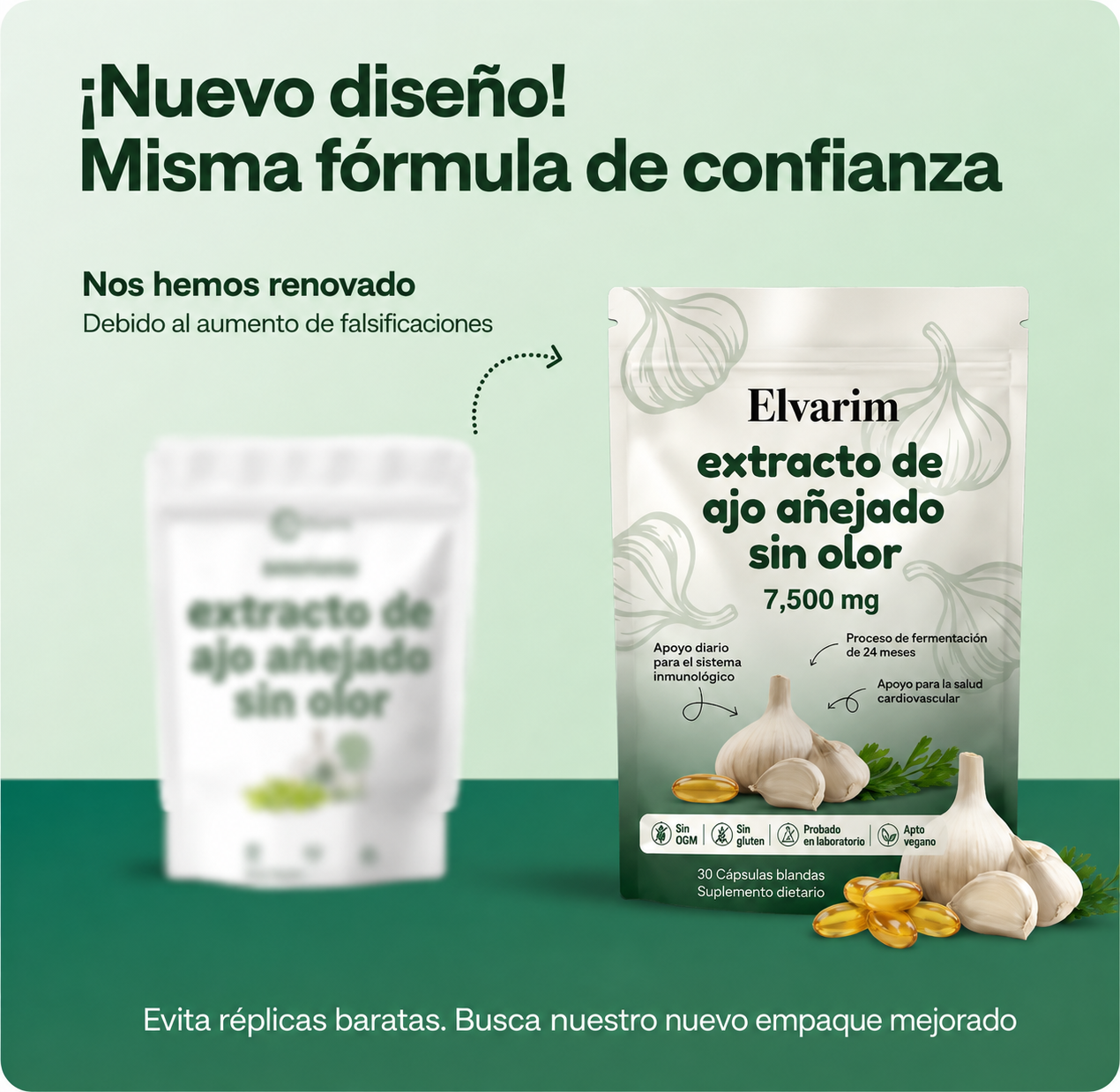Alta potencia - Extracto de Ajo Envejecido Elvarim