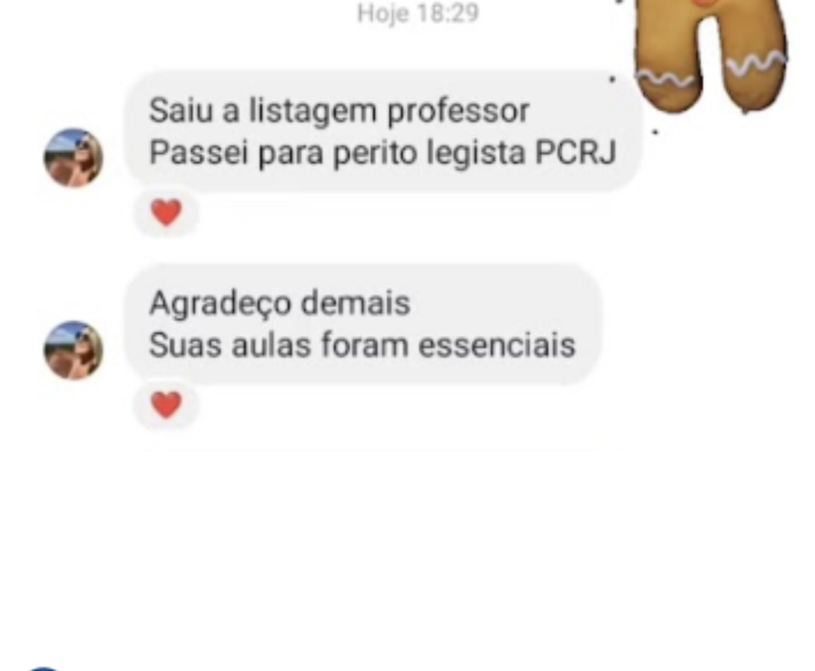 Depoimento de aluno aprovado