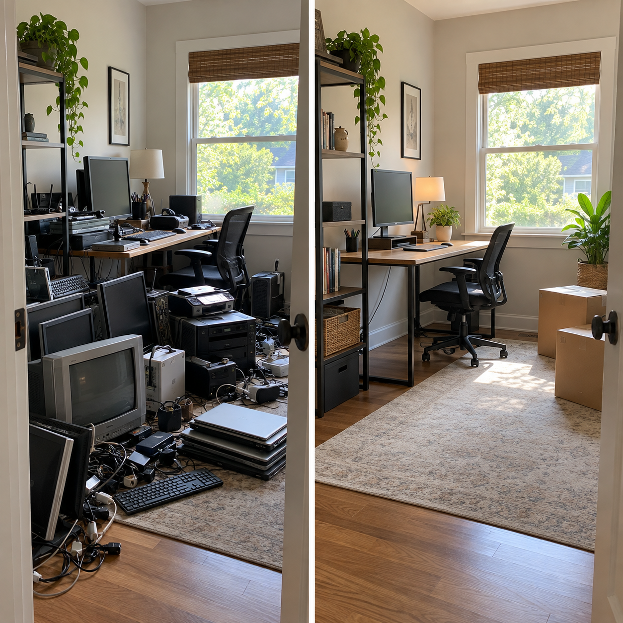 Before_and_after_home_office_electronics