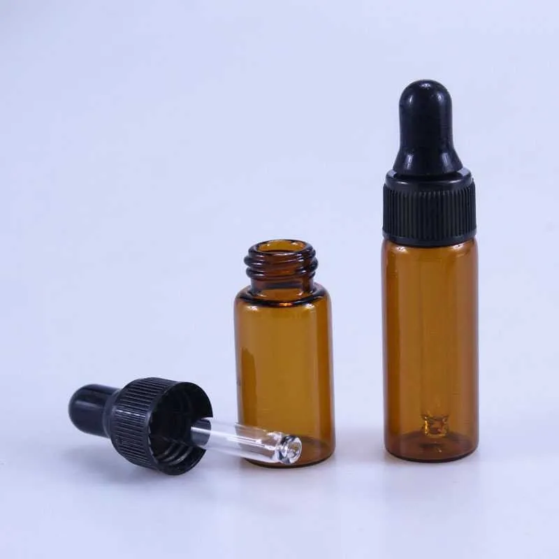 Essential oil dropper bottle