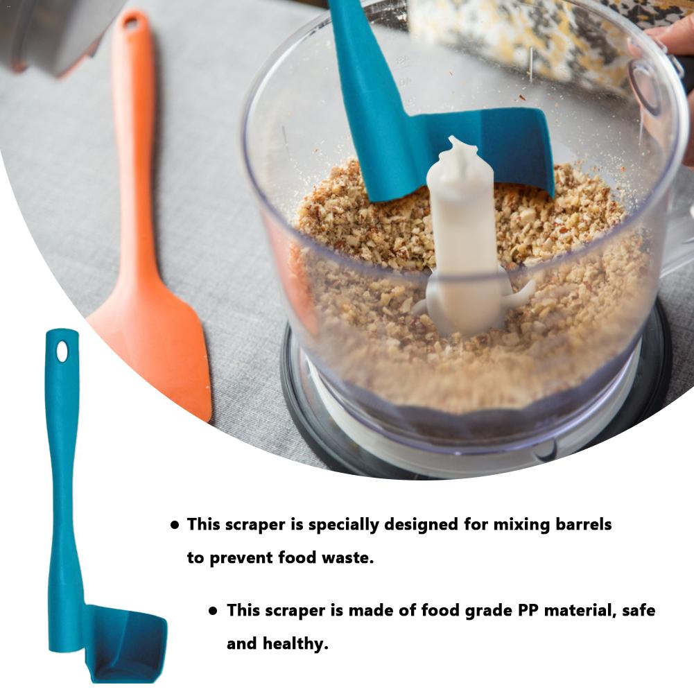 Rotating blender spatula and food scraper