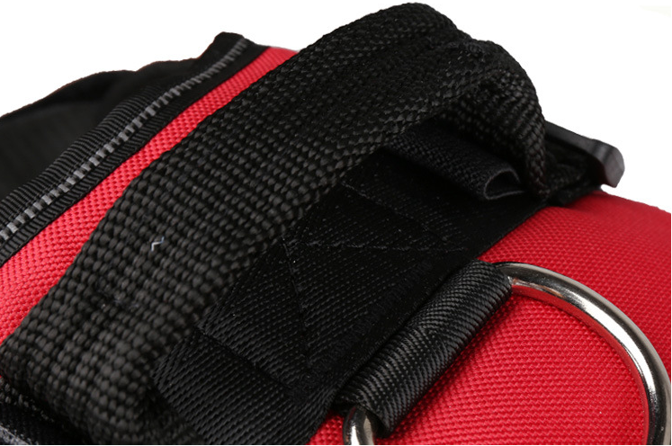 Reflective no-pull dog harness in black