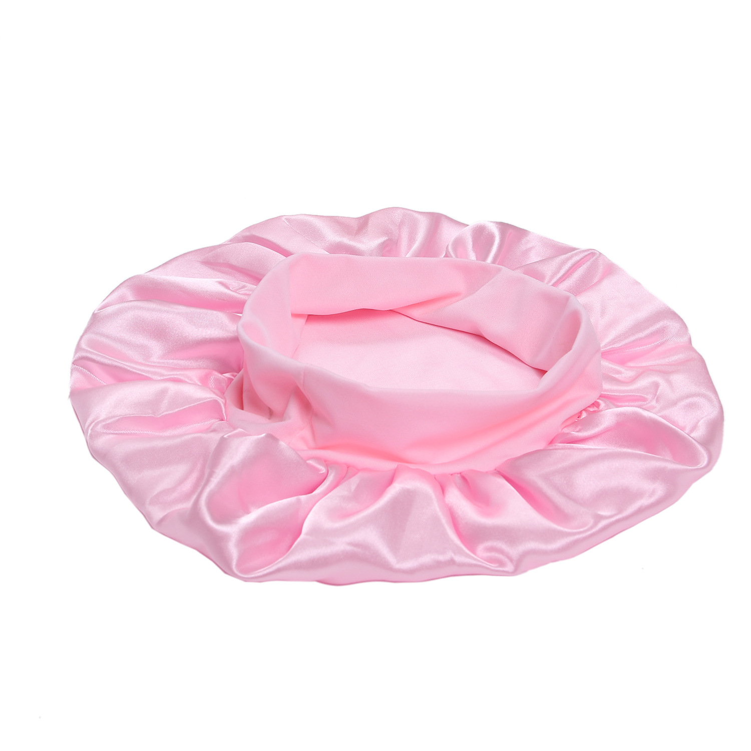 Silky satin sleeping bonnet for hair protection
