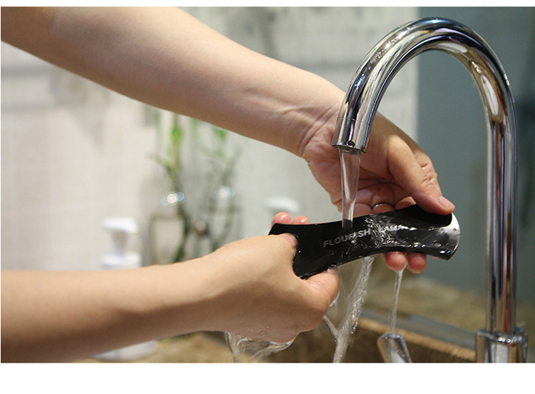 Reusable nano gel sticky pads holding phone