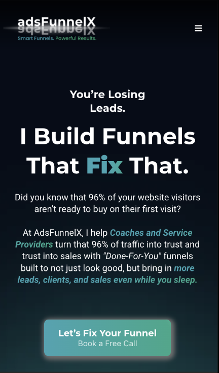 Service Showcase Funnel