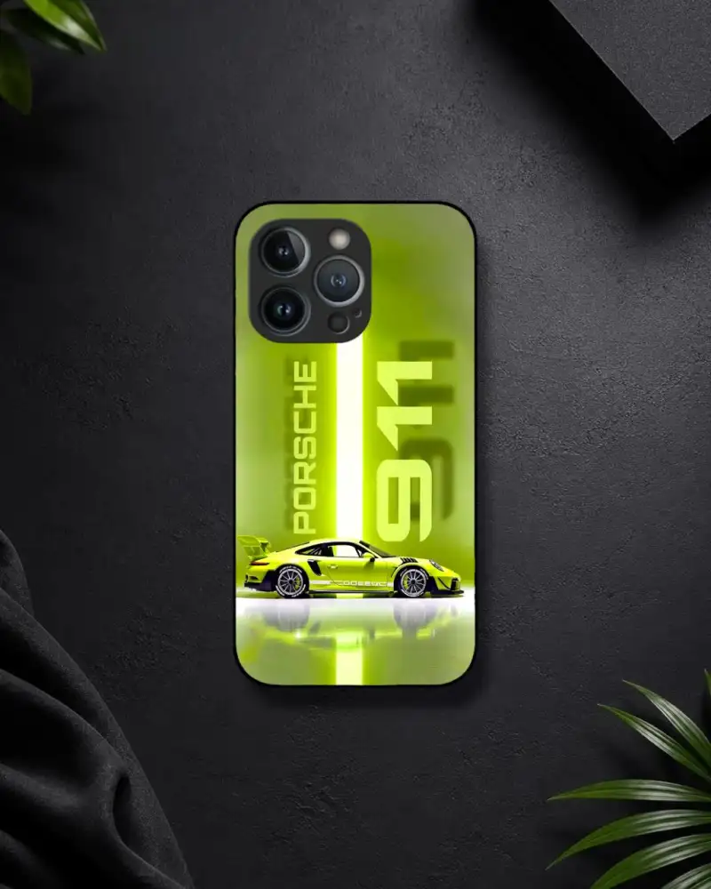 PORSCHE   GLASS CASE