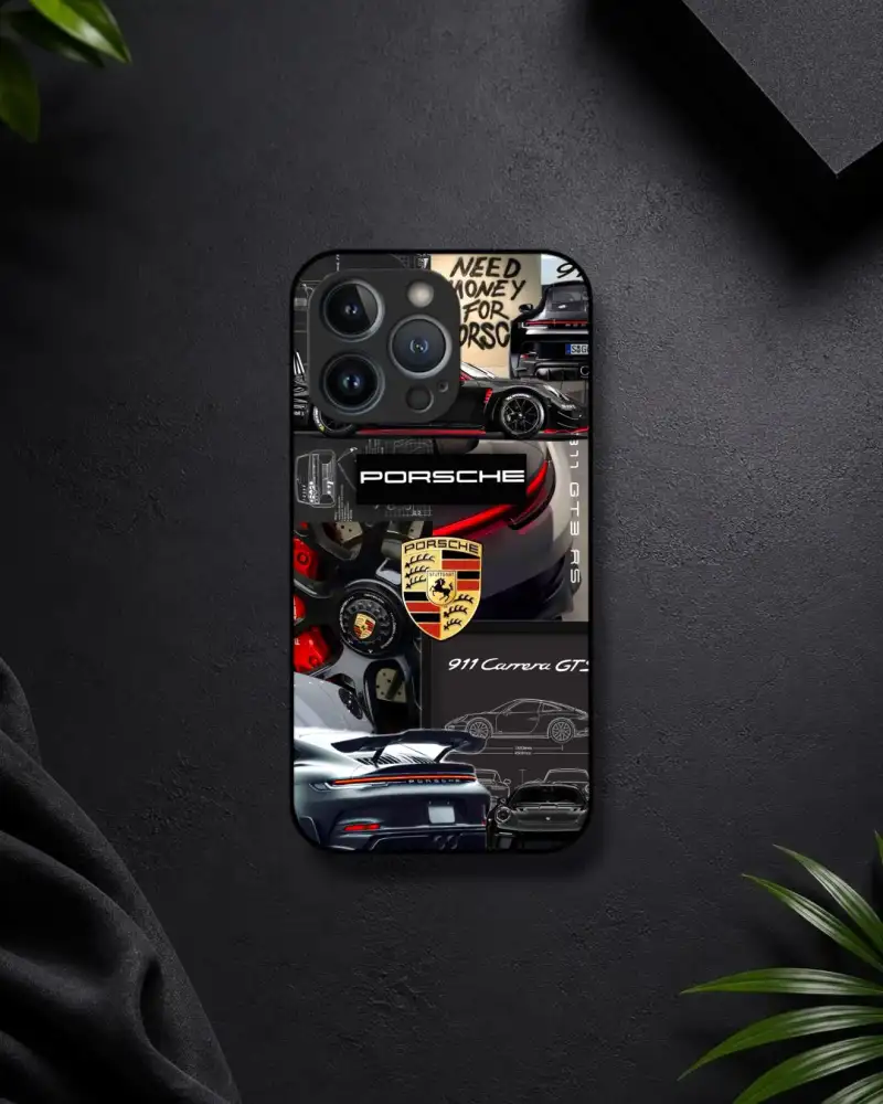 porsche glass case