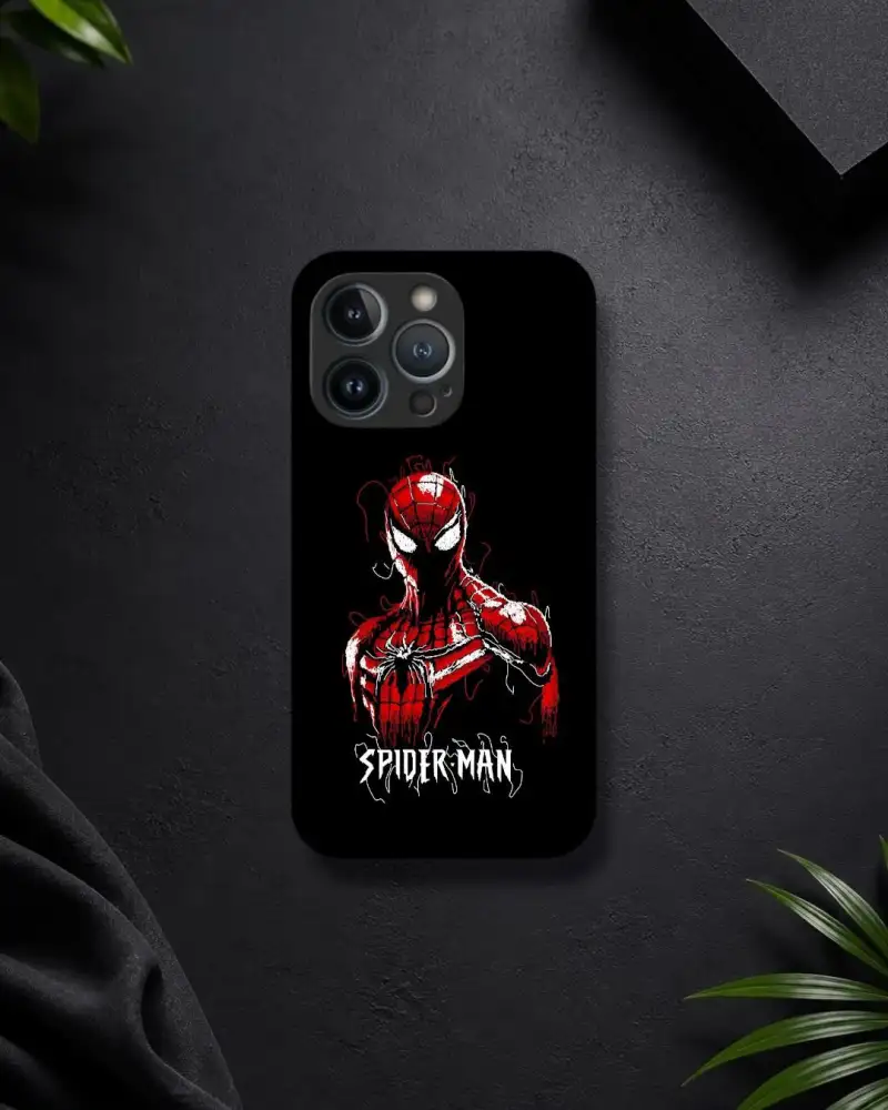 SPIDERMAN GLASS CASE