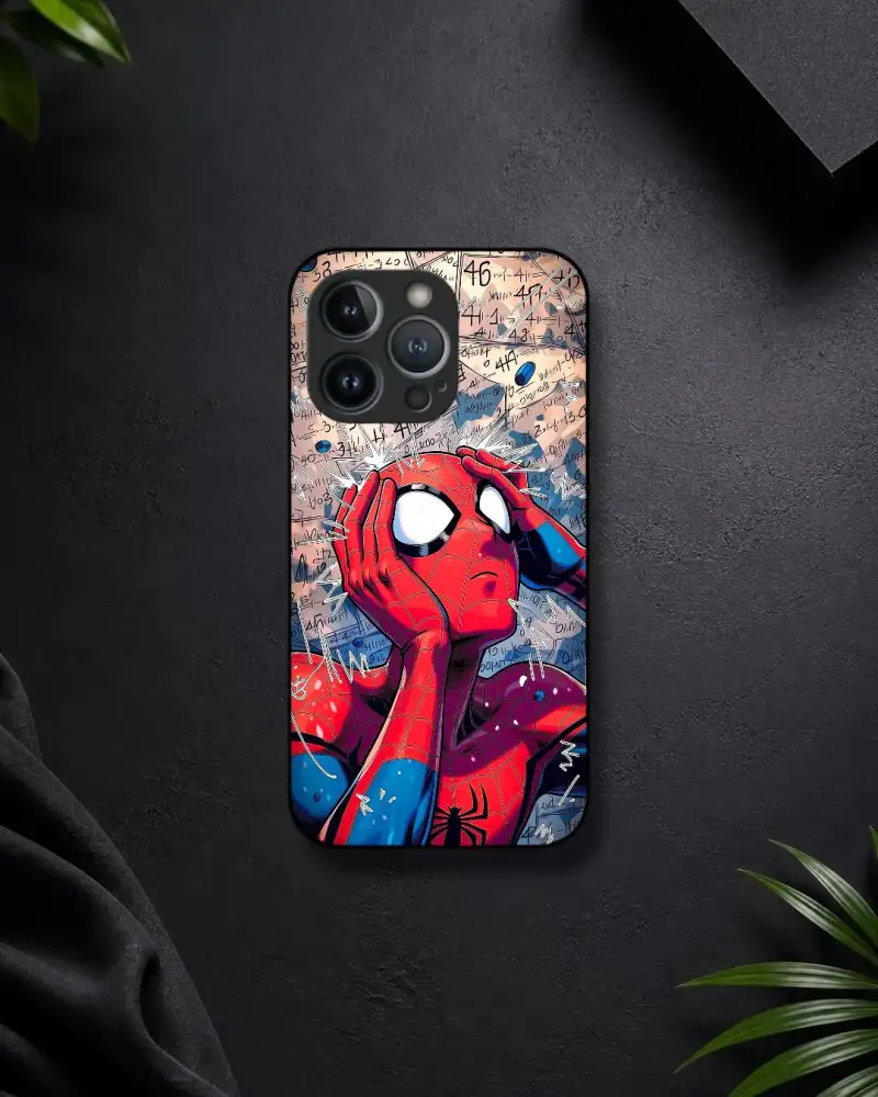 SPIDERMAN GLASS CASE