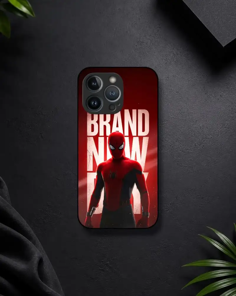SPIDERMAN GLASS CASE