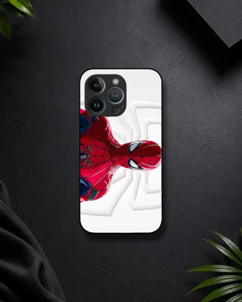 SPIDERMAN GLASS CASE