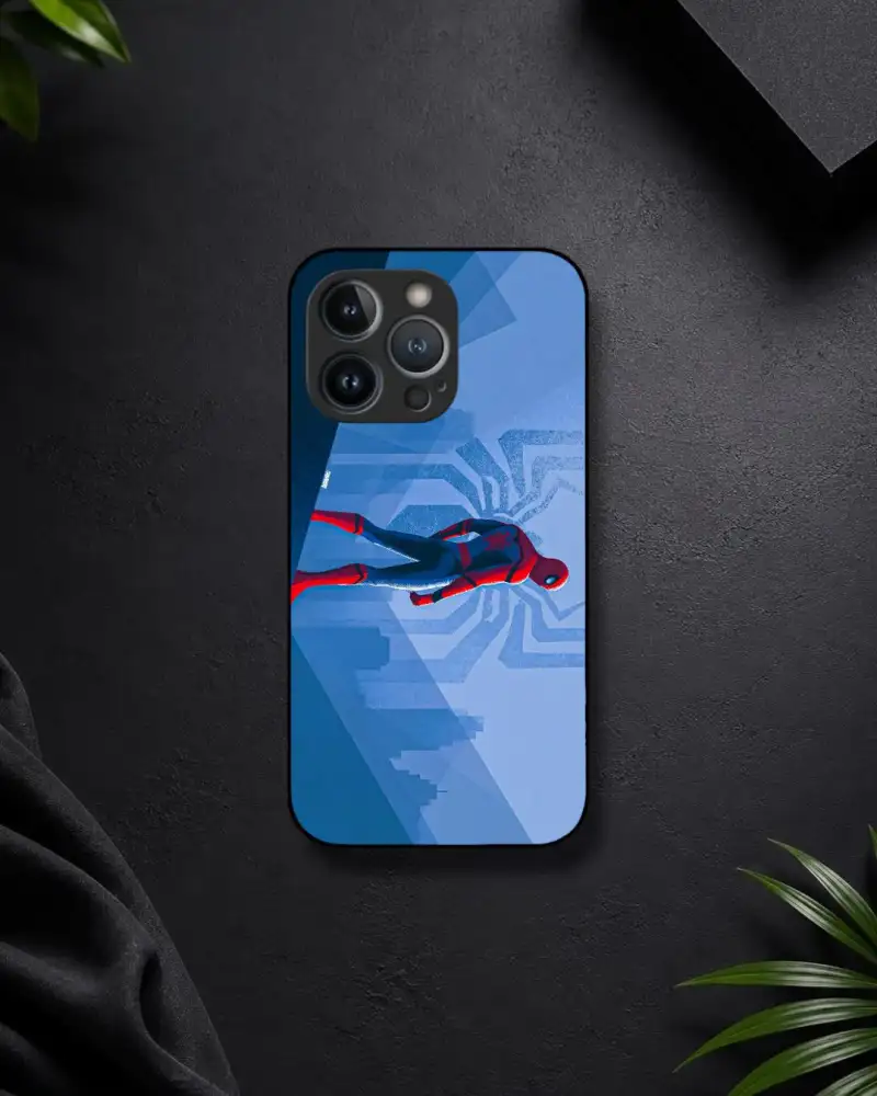 SPIDERMAN GLASS CASE