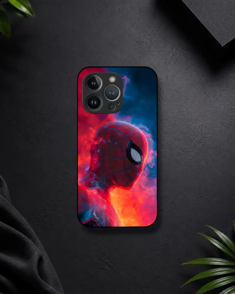 spiderman glass case