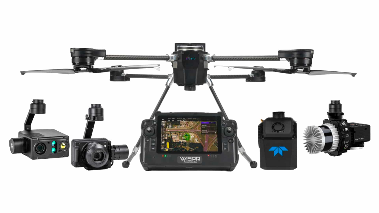 SkyScout 2 drone with compatible payloads and controller