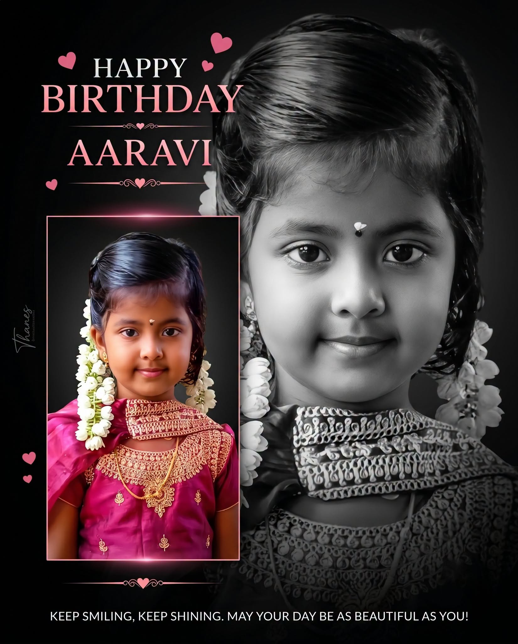 Premium Luxury Birthday Poster