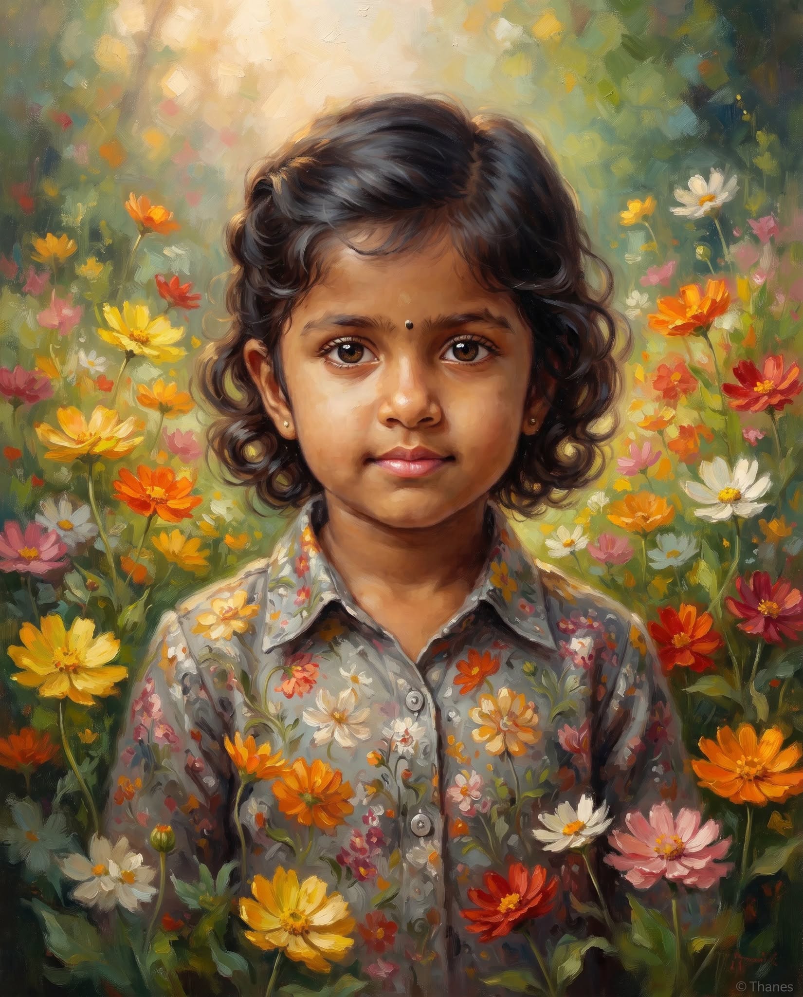 Blooming Innocence – Fine-Art Garden Portrait