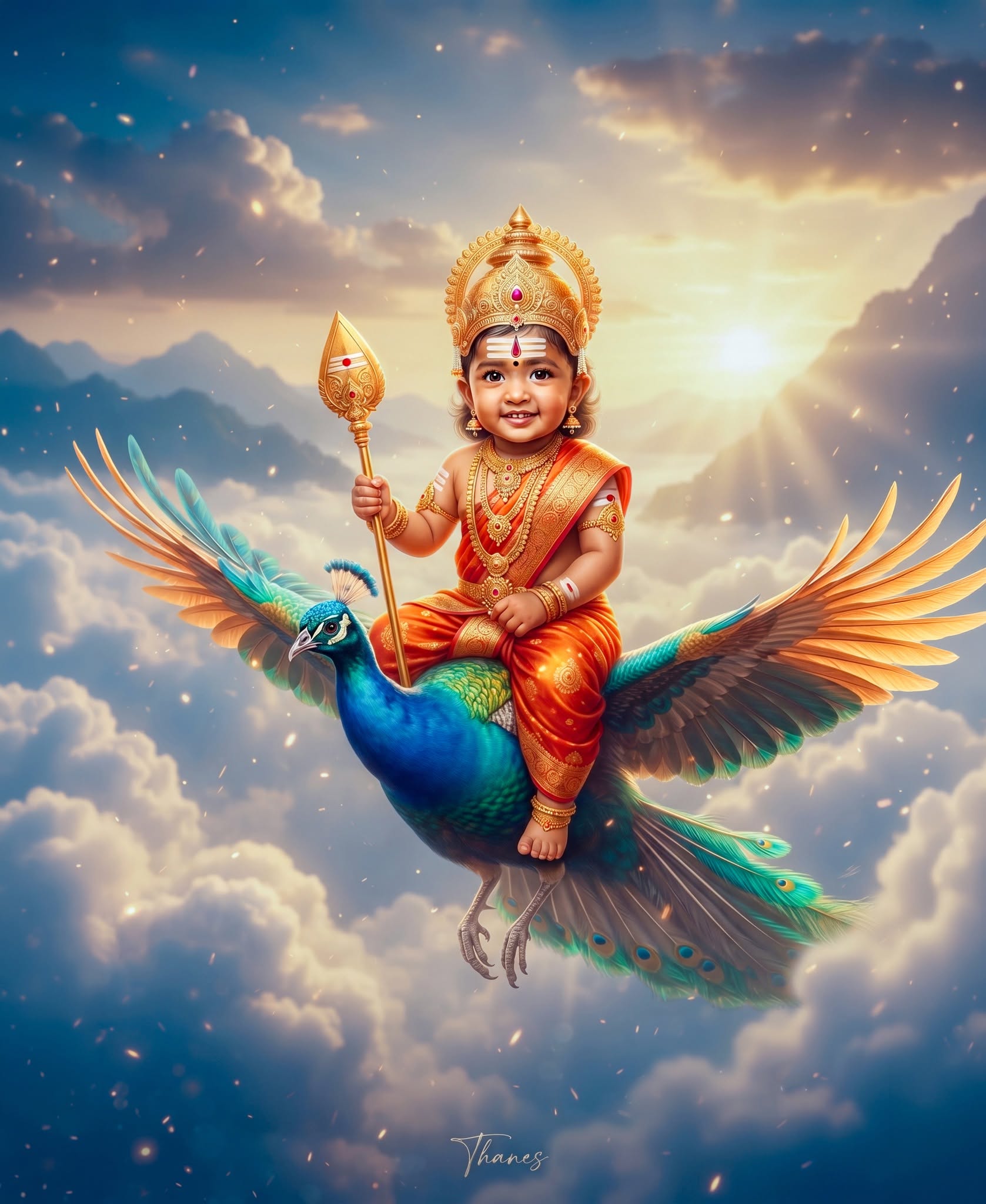 Baby Murugan Cinematic Portrait