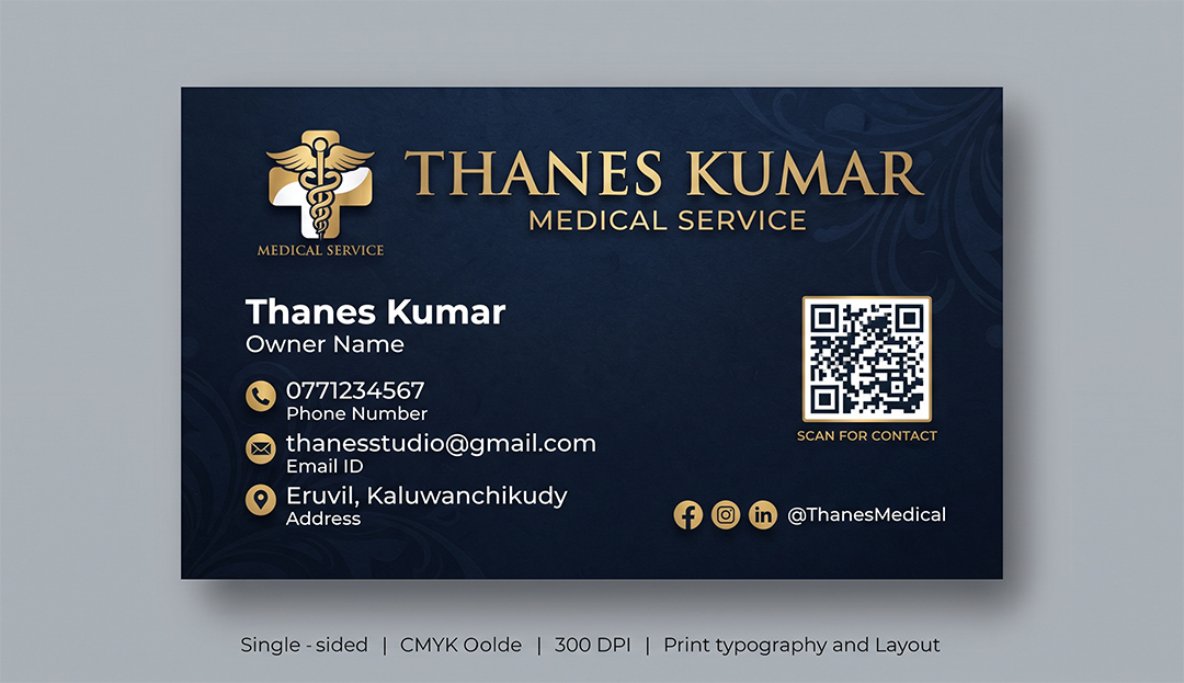 AI Professional Visiting Card Design Prompt (Any Business)
