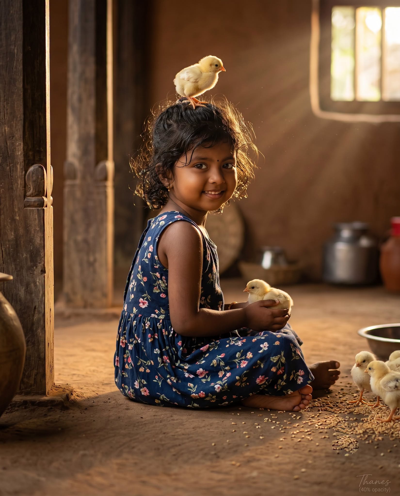 Village Innocence – Premium Cinematic Child Portrait | Face Lock | Ultra Realistic 8K