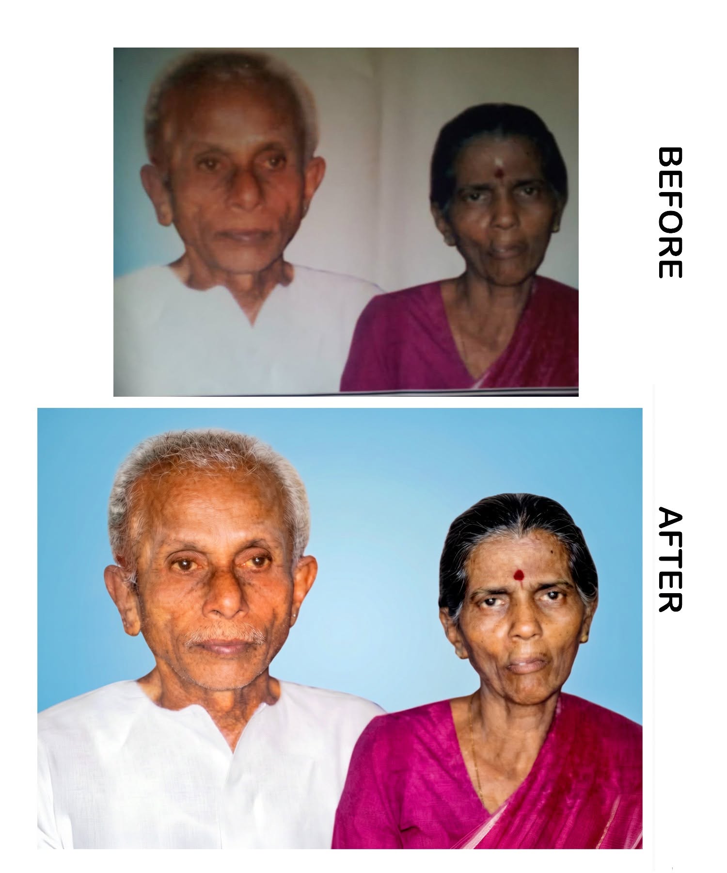 Restored Family Heritage Photo | Ultra-Realistic 8K Color Restoration