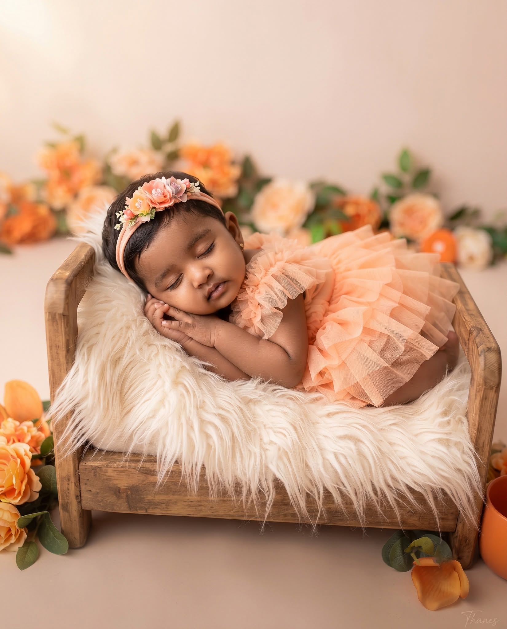 Peach Blossom Dreams | Premium Newborn Photography
