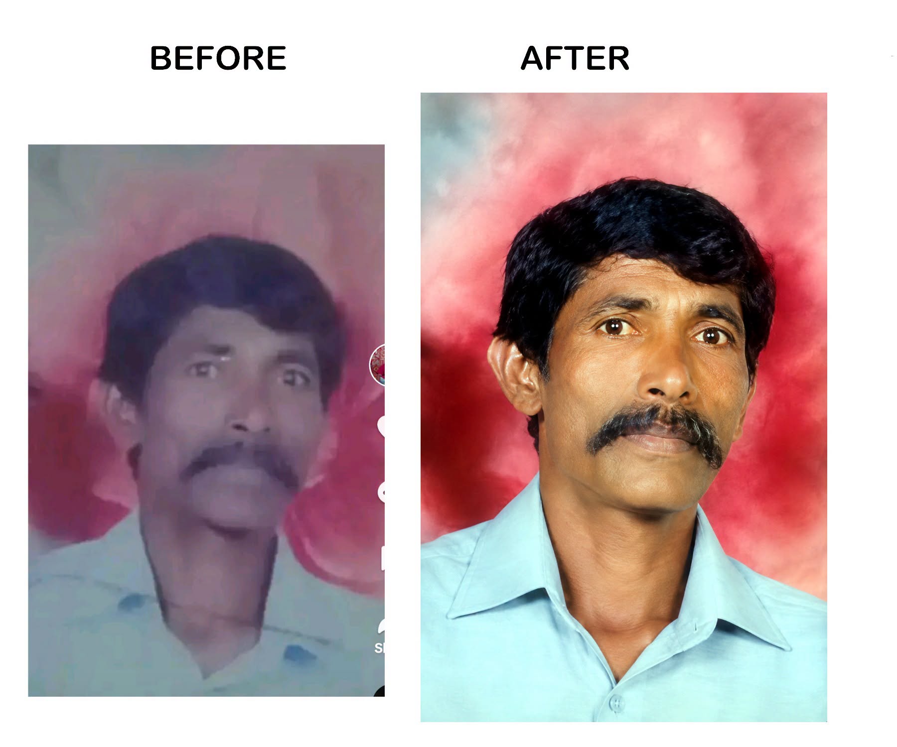 Ultra-Realistic Old Portrait Restoration