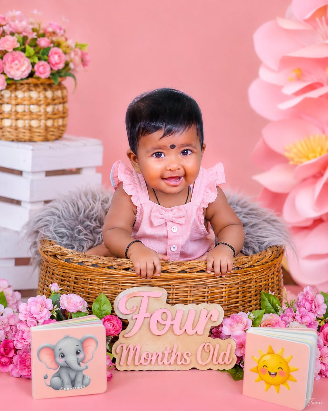 Four Months Old Luxury Baby Photoshoot