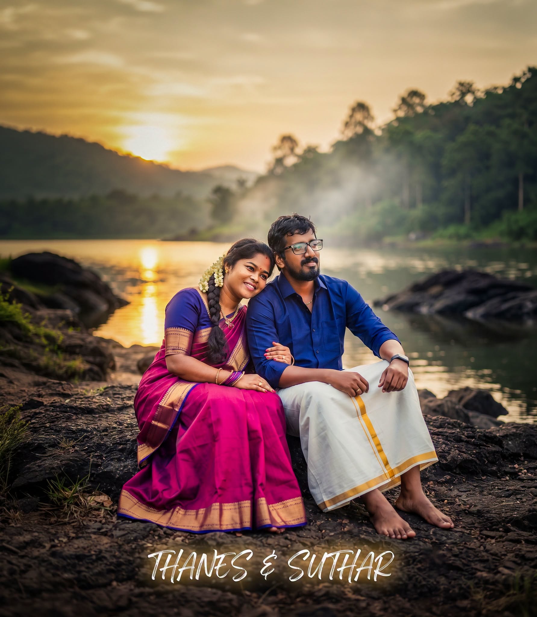 Lakeside Romantic Portrait