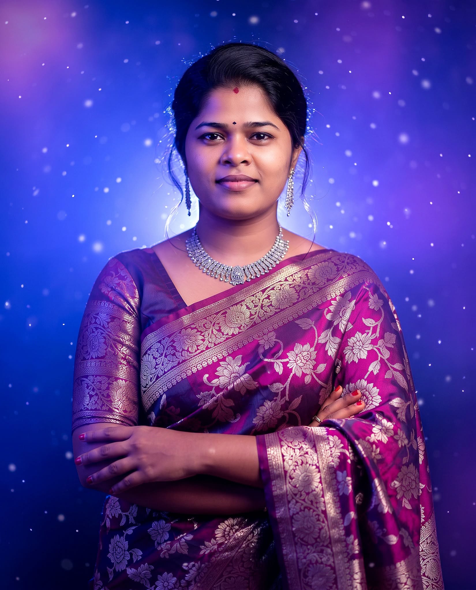 Royal Purple — Magical Festive Portrait