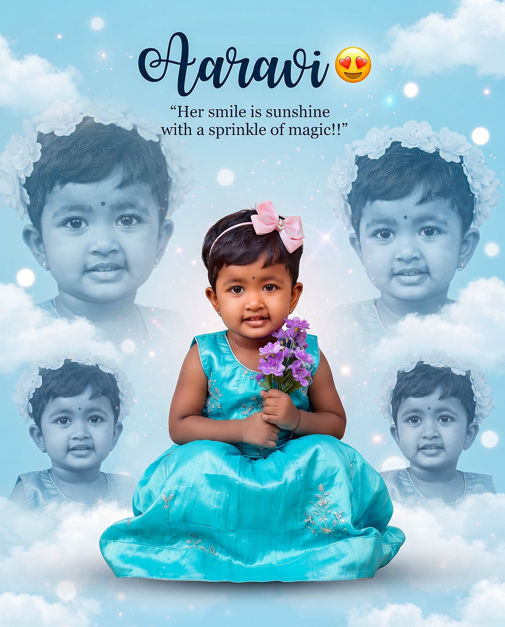 Magical Children's Portrait Poster
