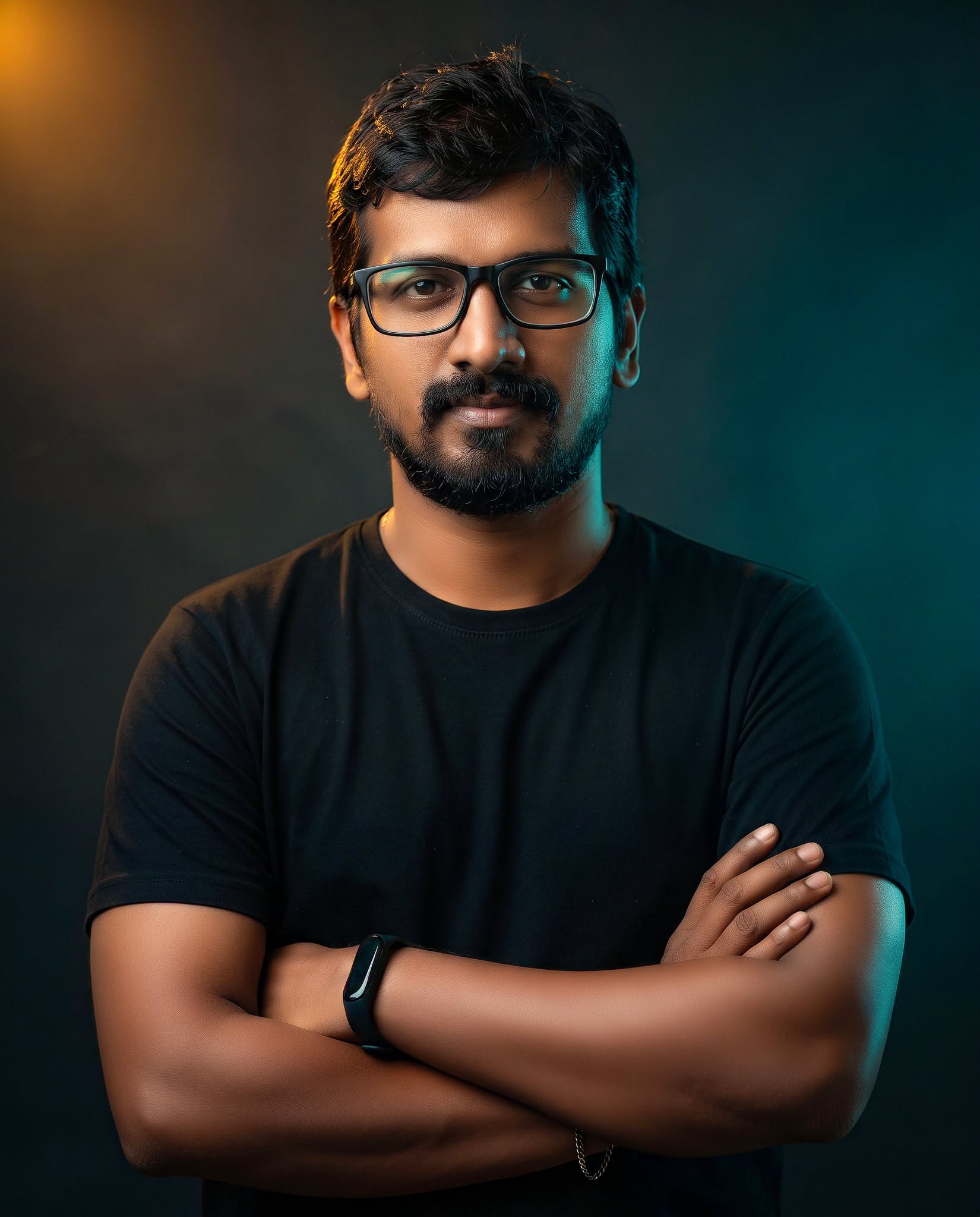 Cinematic Male Studio Portrait