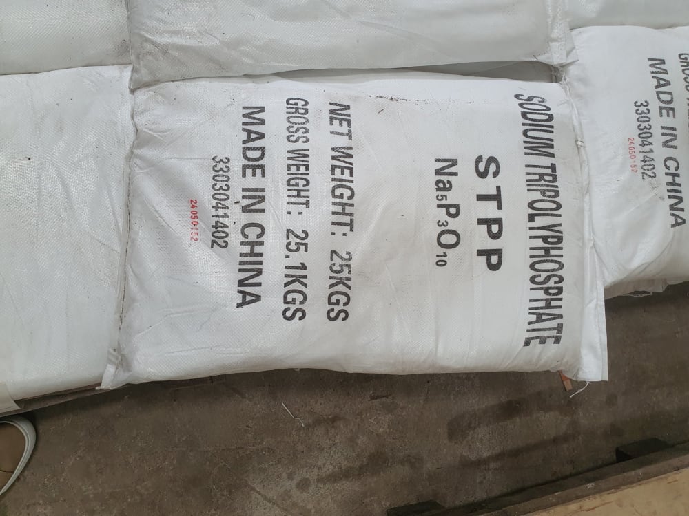 Sodium Tripolyphosphate (STPP) (94% min, Standard Packaging) in commercial industrial packaging