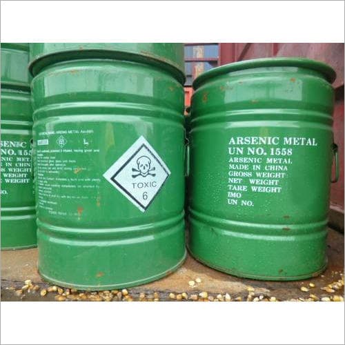 Arsenic Trioxide (Technical Grade, Powder) in commercial industrial packaging