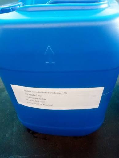 Benzalkonium Chloride ( BKC ) (50% / 80% BP/USP, Standard Packaging) in commercial industrial packaging