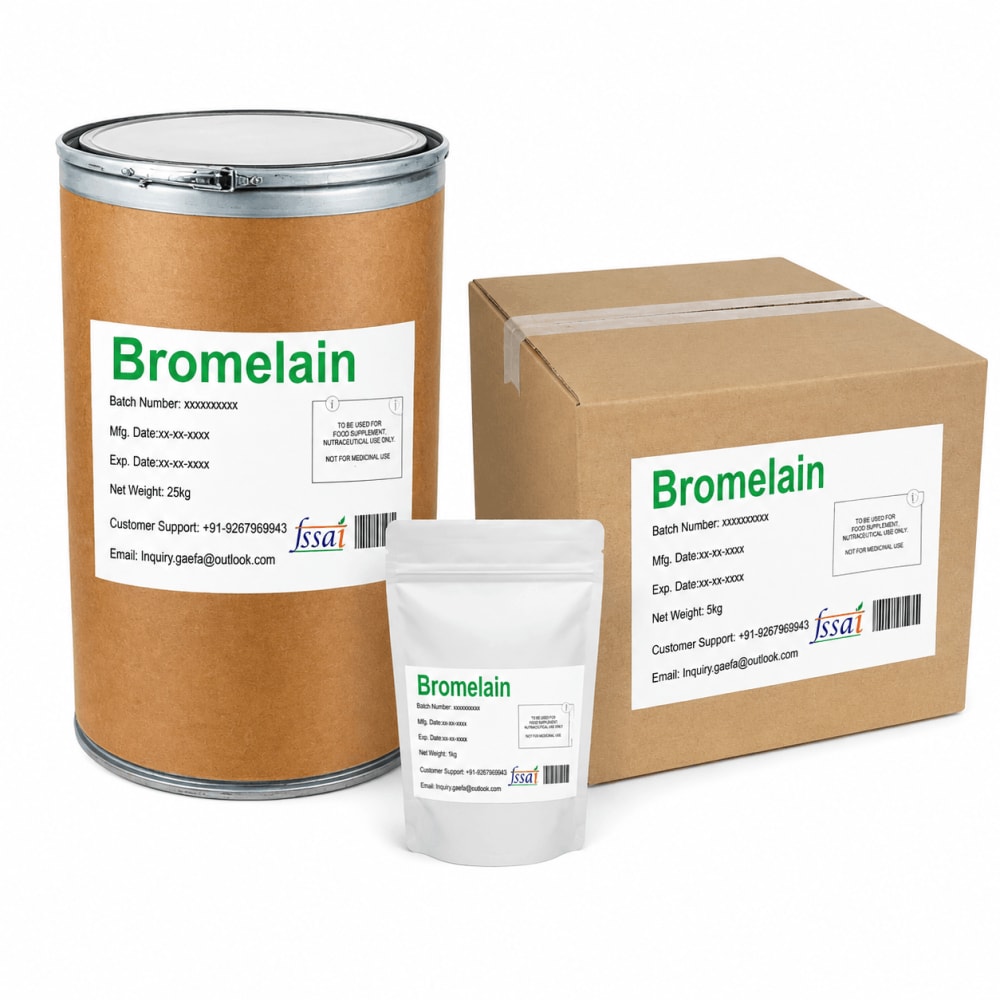 Bromelain FCCIV (Technical Grade, Liquid) in commercial industrial packaging