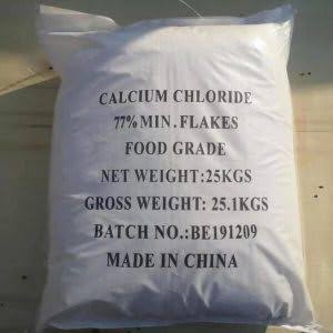 Calcium Chloride 74-77% Flakes & 94% Powder (CaCl2) (Industrial Grade, Flakes) in commercial industrial packaging