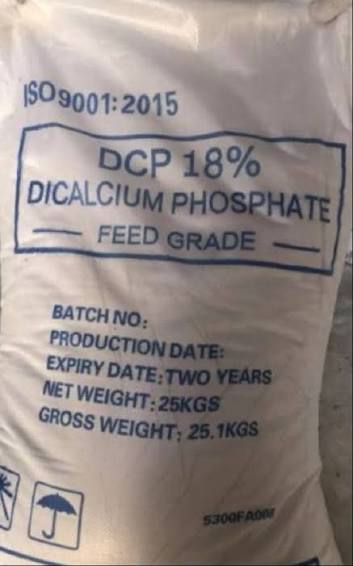Dicalcium Phosphate P: 16%/17%/18% 25kg bags (Technical Grade, Powder) in commercial industrial packaging