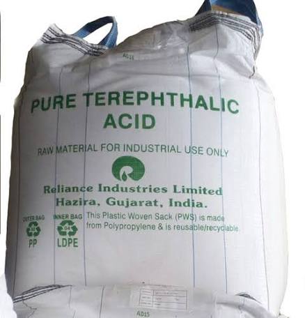 Pure Terephthalic Acid (Technical Grade, Powder) in commercial industrial packaging