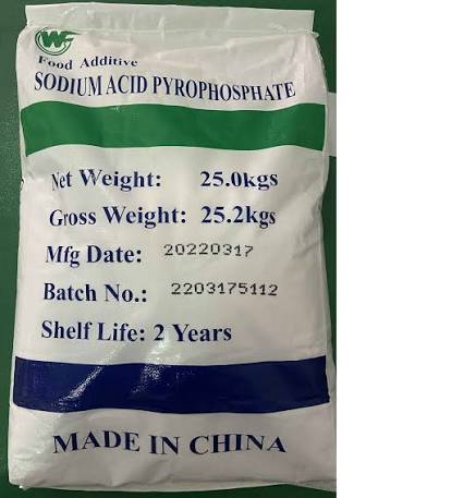 Sodium acid pyrophosphate (Technical Grade, Powder) in commercial industrial packaging