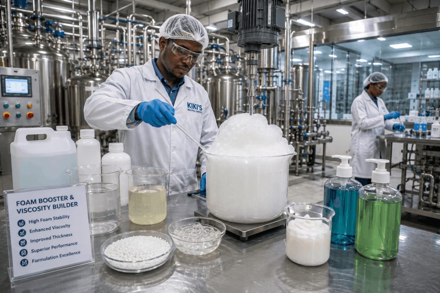 Foam Booster & Viscosity Builder process diagram