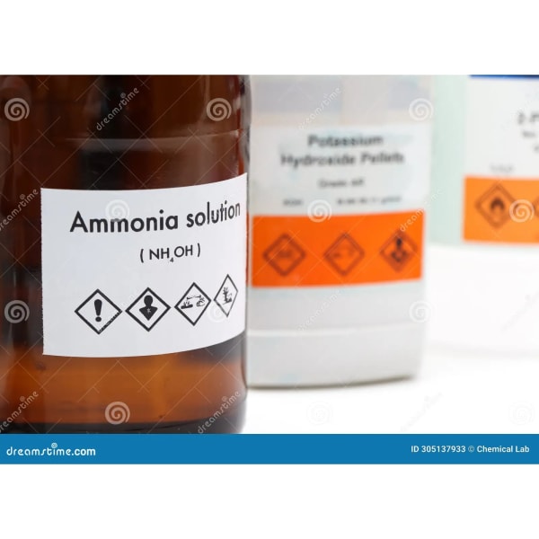 Ammonia solution commercial packaging
