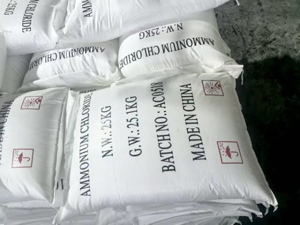 Ammonium Chloride (Technical Grade, Powder) in commercial industrial packaging