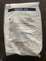 Benzoic Acid (Technical Grade, Powder) in commercial industrial packaging